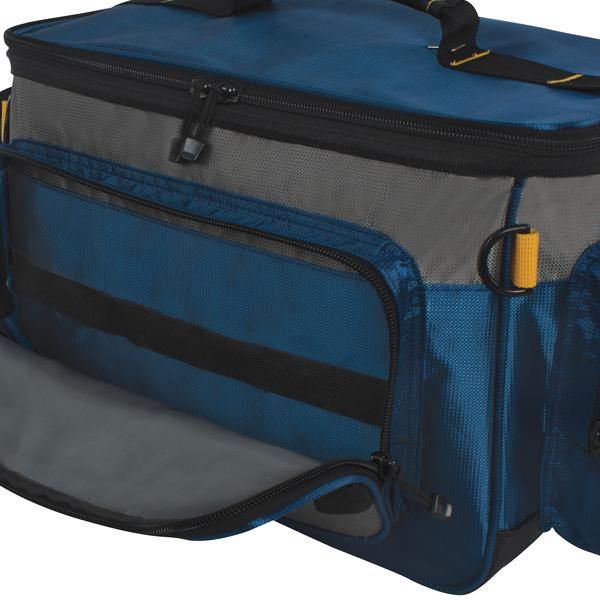 blue tackle bag with plastic zipper 100 bollers ArQray Bait Storage - Binder - Soft Bait Binder - Saltwater Resistant Fishing Bag - Fishing Tackle Storage Bag the Gear Master XL is the all Okeechobee Fats Small Tackle Bag
